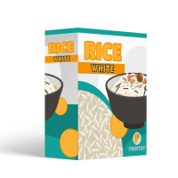 RICE – pudełko do złożenia – ryż po ANGIELSKU – PDF do pobrania