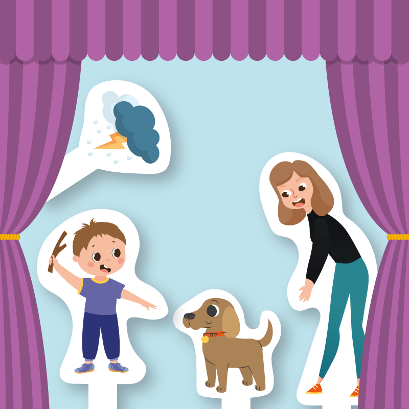 TEATRZYK KUKIEŁKOWY - "Burzowa PSYgoda" - PDF do pobrania