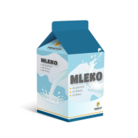 MLEKO – pudełko do złożenia – PDF do pobrania