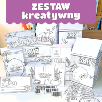 ZABAWA W SKLEP – stwórz sklep i pokoloruj go po swojemu
